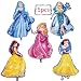 5-pack Princess birthday party foil balloon girls Favorite princess birthday party supplies party decorations