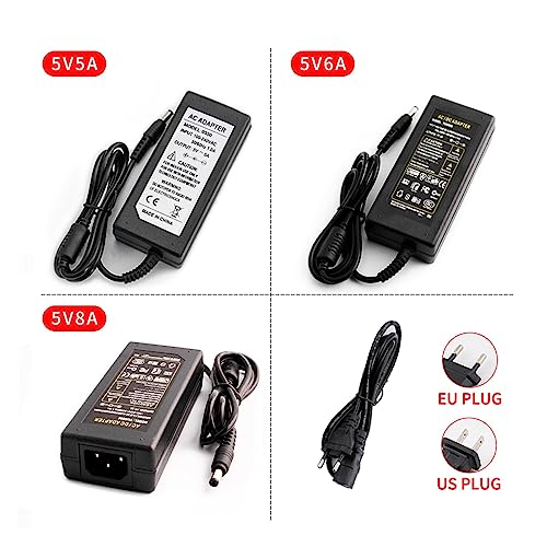 Adaptadores de corriente DC: 5V, 12V, 24V, 1A, 2A, 3A, 5A, 6A, 8A miniatura 5