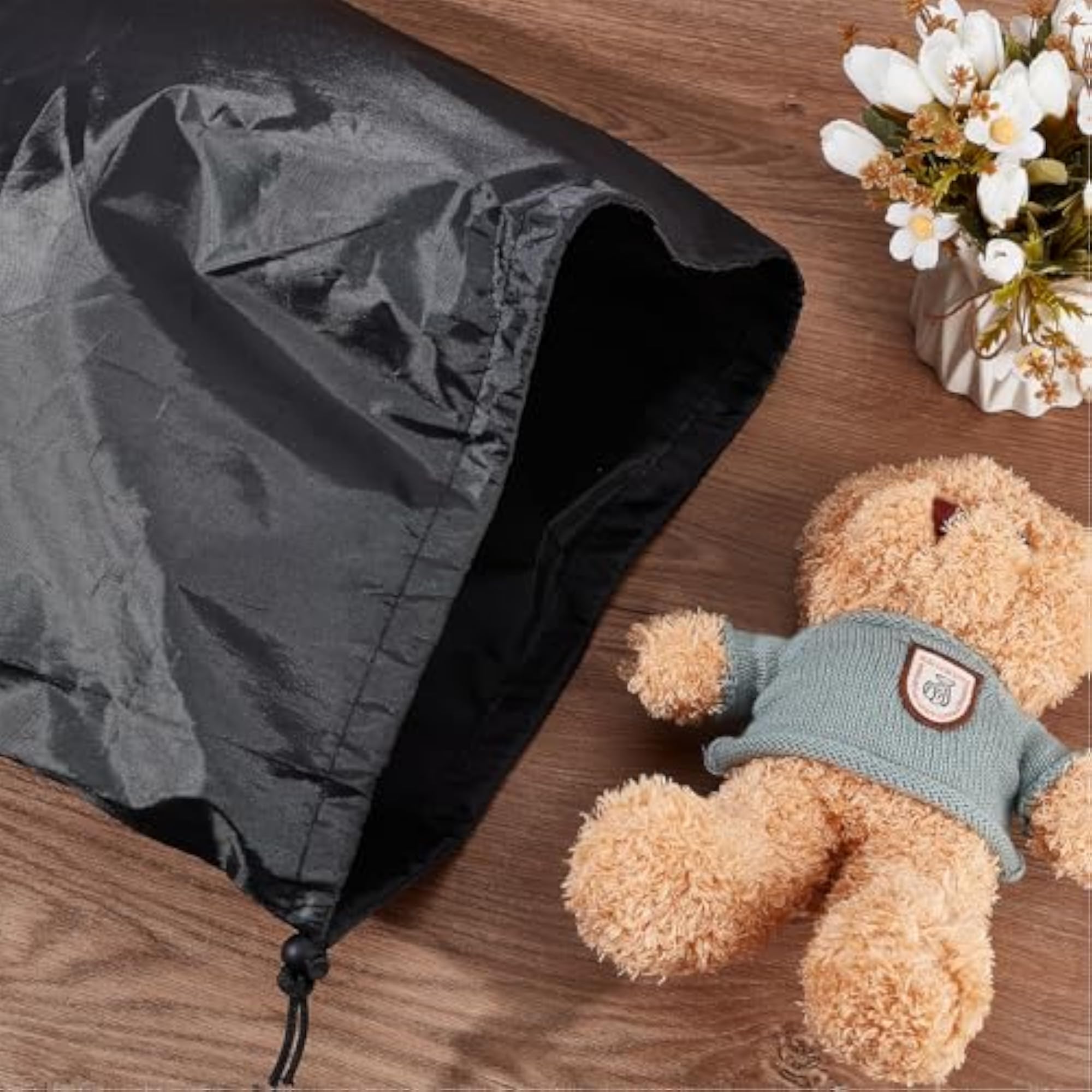 Large Rug Storage Bag, Black Oxford Cloth Moving Bag