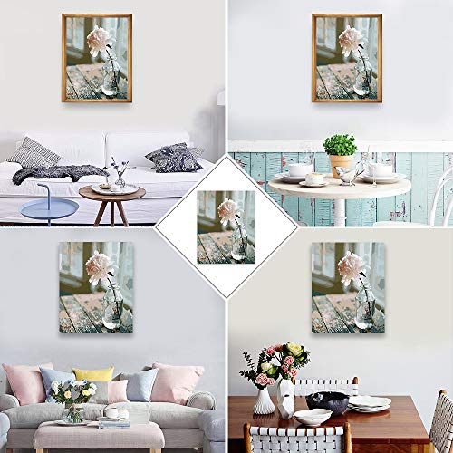 WONZOM Malen nach Zahlen für Erwachsene, DIY Ölgemälde auf Leinwand Malen nach Zahlen für Erwachsene Anfänger - Blume in… – Bild 8