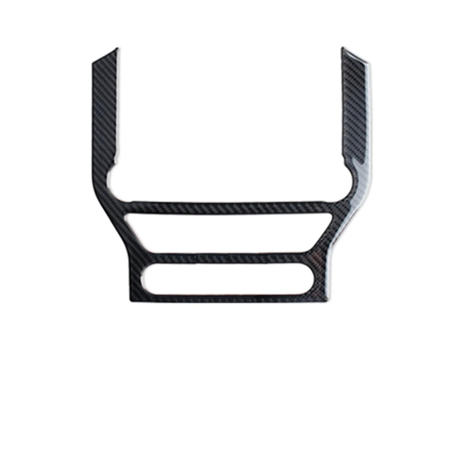 Car Trim Interior for for Mustang GT 2015-2020 Car GPS Navigation Trim Frame Carbon Fiber Interior Stickers(One pc)