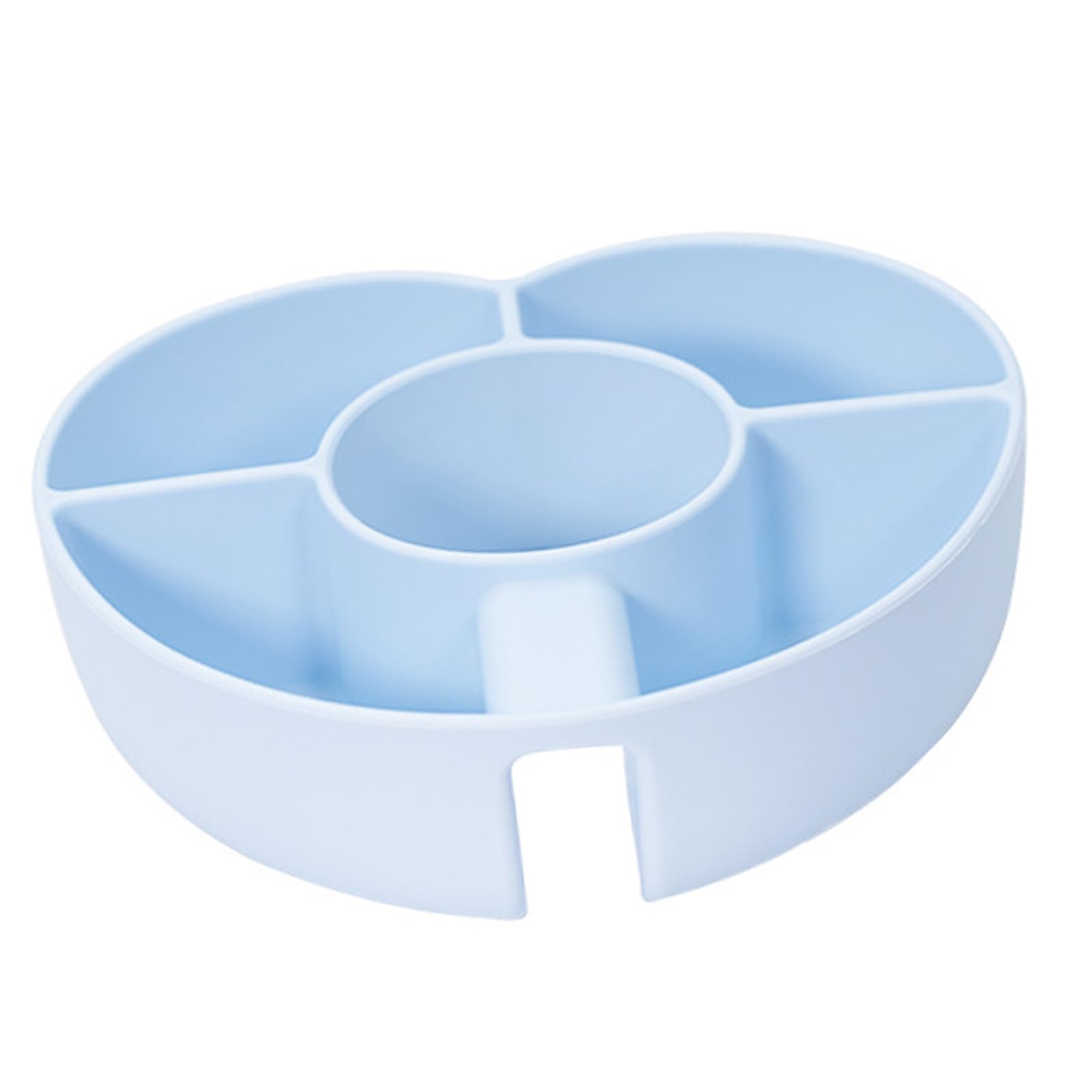 ZBIianxer Multipurpose Silicone Plate for 30oz Cups Featuring Divided Design for Organized Storage Food Grade Silicone Tray