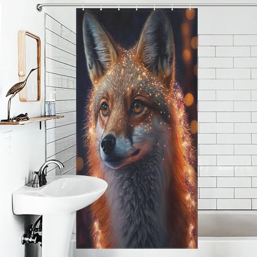 Rideaux de salle de bain Fox Lighting en polyester de qualité - 4