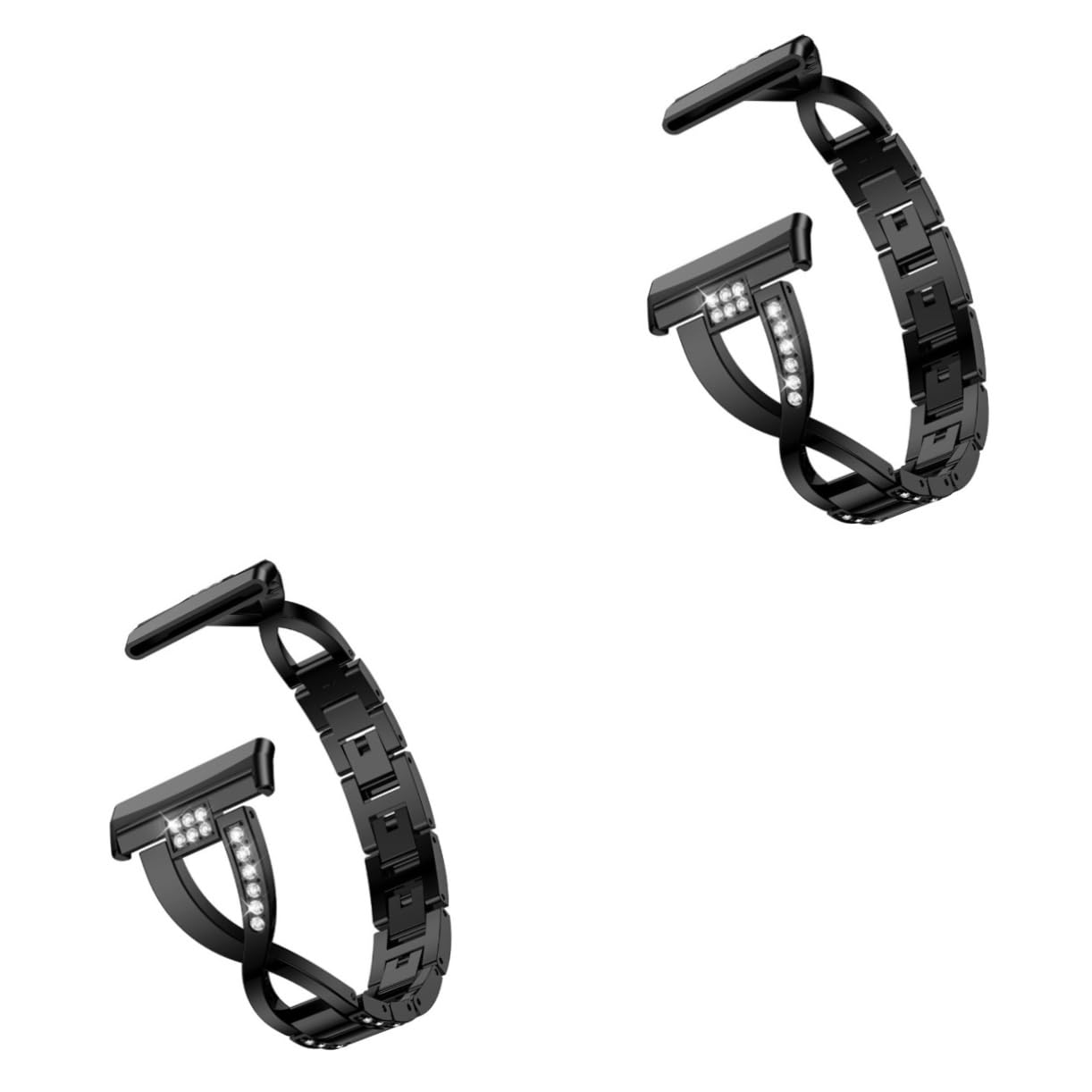 UKCOCO 2 Pièces Ceinture En Acier Bracelets De Montre Pour Hommes Montres En Acier Inoxydable Pour Hommes Montres Intelligentes Pour Hommes Relojes Inteligentes Para Hombres Bracelet