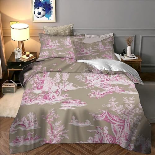 Housse de couette douce en microfibre résistante avec motif imprimé 3D - 6