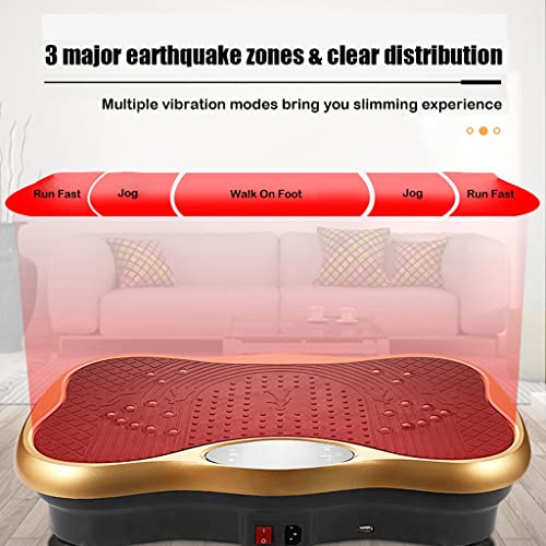 Máquina de ejercicios con placa vibratoria y puntos acupresores magnéticos - Máquina vibradora para brazos y cuerpo completo, ideal para principiantes miniatura 3