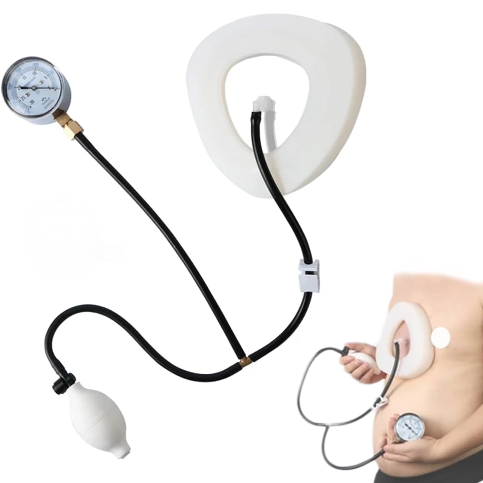 Pectus Excavatum Lejek Orteza klatki piersiowej z manometrem do wspomagania depresji zewnętrznej, korekta fizyczna dla dorosłych i dzieci
