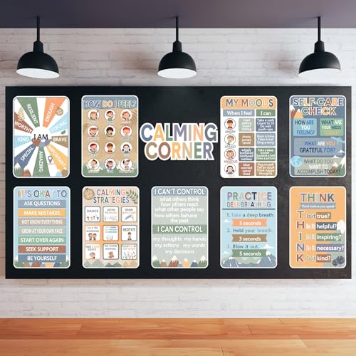 Posters émotions Funrous pour apprendre à gérer le stress et réguler l'anxiété