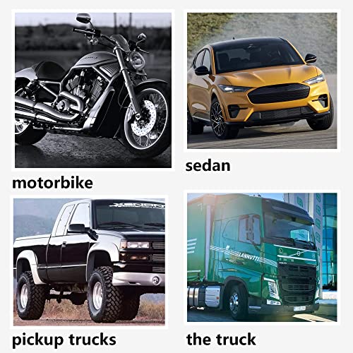 Super Loud Car Horn 2Pcs, 12V Waterproof High Bass Car Horn Electric Snail Speaker - Horn Kit Replacement For Cars,Motorcycles,Truck, Bike, Boat (Black) #TOP6