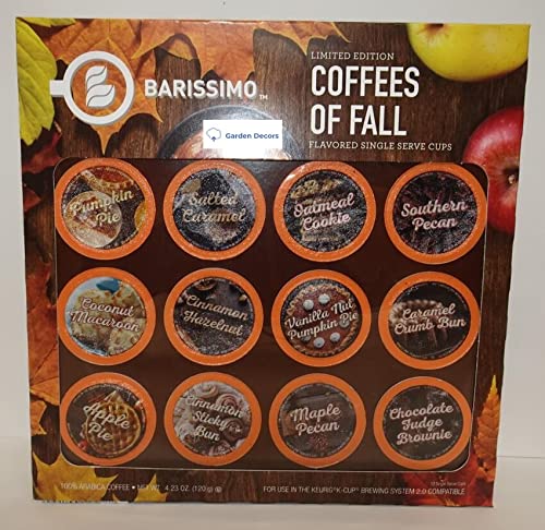 Amazon.com: Barissimo Limit Edition Coffees of Fall Flavored Single Serve  Cups 4.23oz 120g : Grocery & Gourmet Food