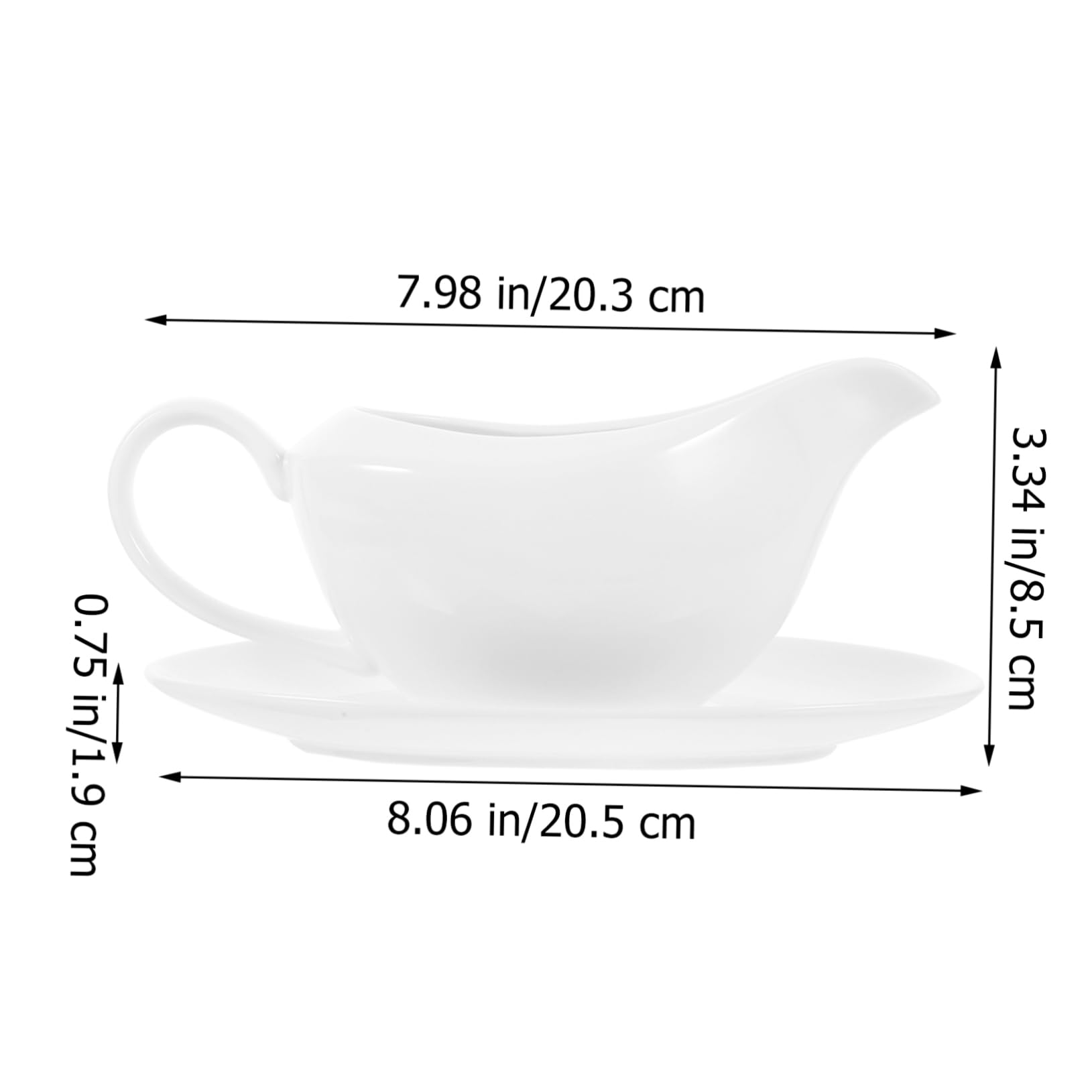 Cabilock 1 Set Steak Sauce Cup Creamer Broth Containers Mini Sauce Jugs Sauce Pitchers Seasoning Jar Water Pitcher Gravy Sauce Boat Condiment Bowl Coffee Syrup Jug Sauce Pot White Ceramics