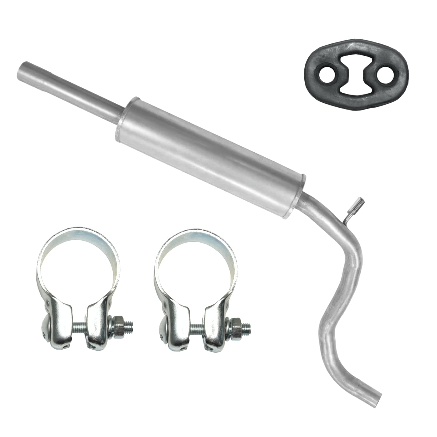 POLMOstrow Auspuff Mitteltopf für VW Lupo 1 I 1.0 1.4 Fließheck 1998-08.2005