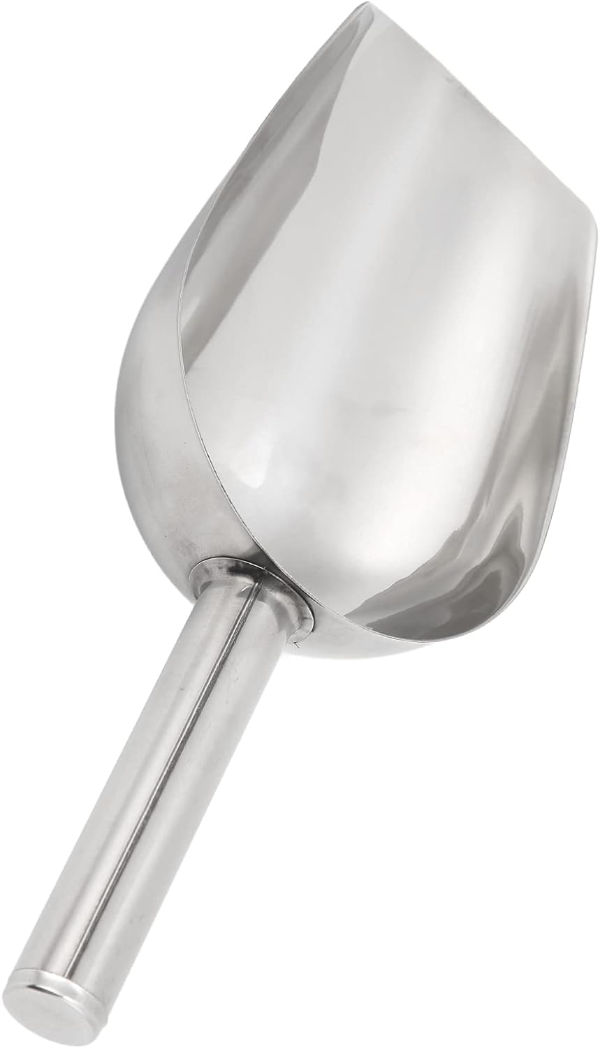 Woofy Cat Food Shovel, Large Stainless Steel Pet Food Scoop Poultry Goat Cattle Pig Cat Dog Food Scooper Shovel Stainless Steel Ice Scoop - Image 9 thumbnail