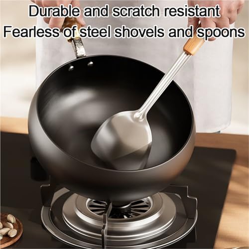 Wok japonés de acero con mango desmontable 28 cm miniatura 4