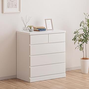 Total Coordination 4段チェストホワイト幅50cm 完成品 ニトリ（NITORI） 選べるチェスト50 4段 (奥行55cm WH) : ニトリ Yahoo