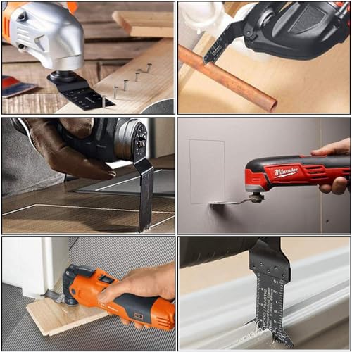 10pcs Wood Oscillating Multitool Quick Release Saw Blades, Universal Oscillating Compatible with Fein Multimaster/Dewalt/Milwaukee/Makita/Ryobi/Rockwell/Bosch/Black & Decker 7 10pcs Wood Oscillating Multitool Quick Release Saw Blades, Universal Oscillating Compatible with Fein Multimaster/Dewalt/Milwaukee/Makita/Ryobi/Rockwell/Bosch/Black & Decker - Image 7