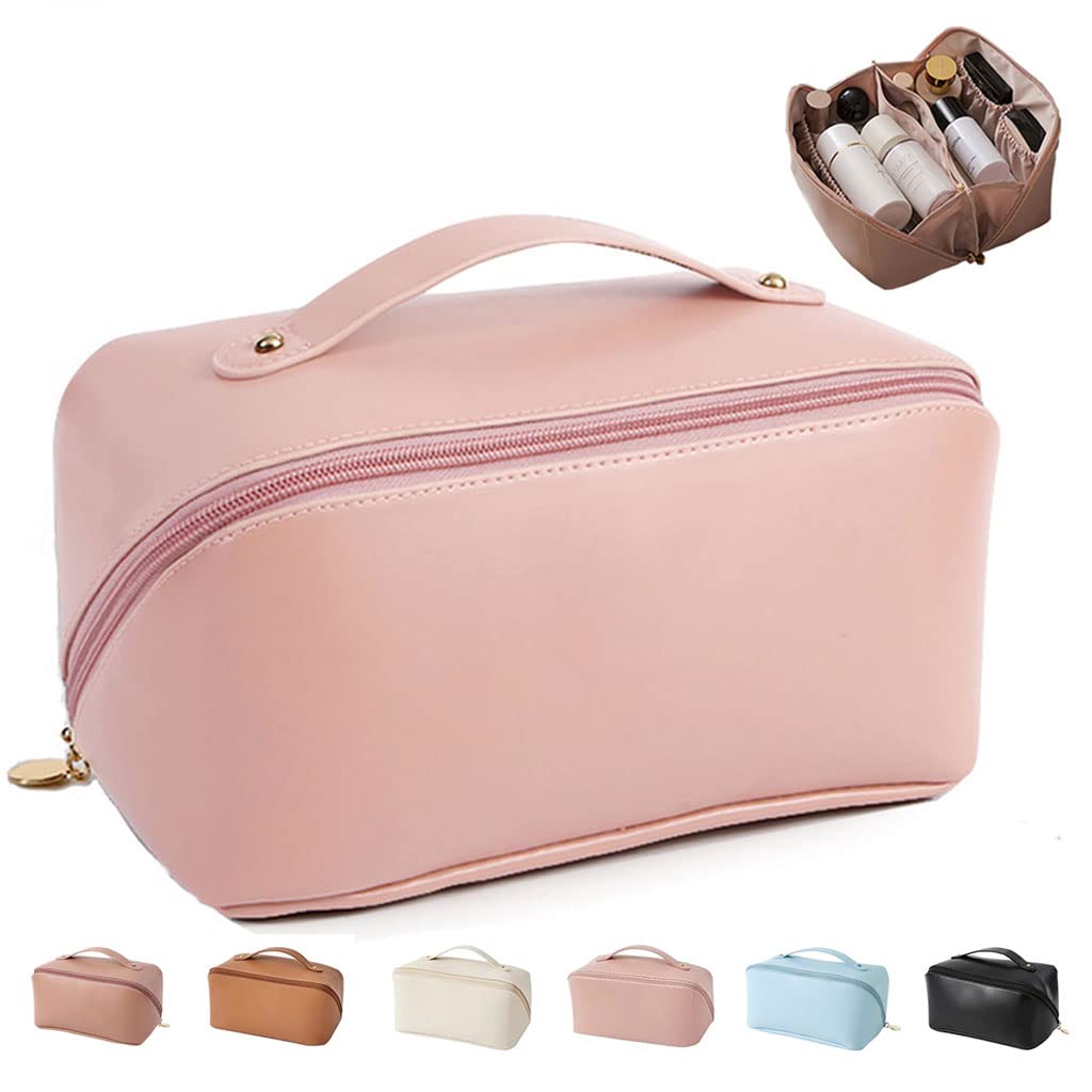 MINGRI Large Capacity Travel Cosmetic Bag for Women,Makeup Bag