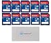 10 Pack SanDisk SD HC 16 GB Class 4 Flash Memory Card SDSDB-016G Retail - With Everything But Stromboli (tm) MicroFiber Cleaning Cloth
