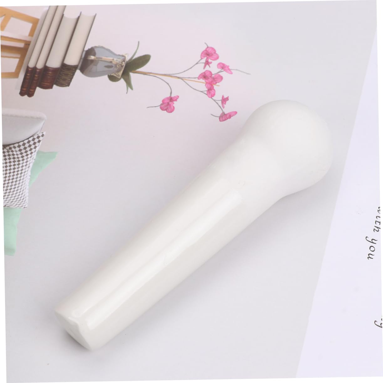 Keramik-Mahlstab / Stößel – 11 Cm, Für Küche, Babybrei, Medizin