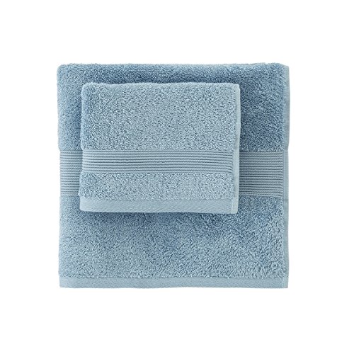 SET COPPIA 2 PEZZI 1+1 ASCIUGAMANO 60 x 110 +