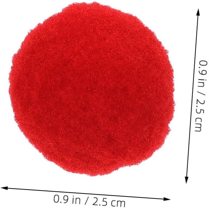 LIGHTAOTAO 600pcs Red Pom Pom Balls Soft Fluffy Craft Pompoms for Adults DIY Art Projects Creative Supplies for Home Decorations and Educational Activities