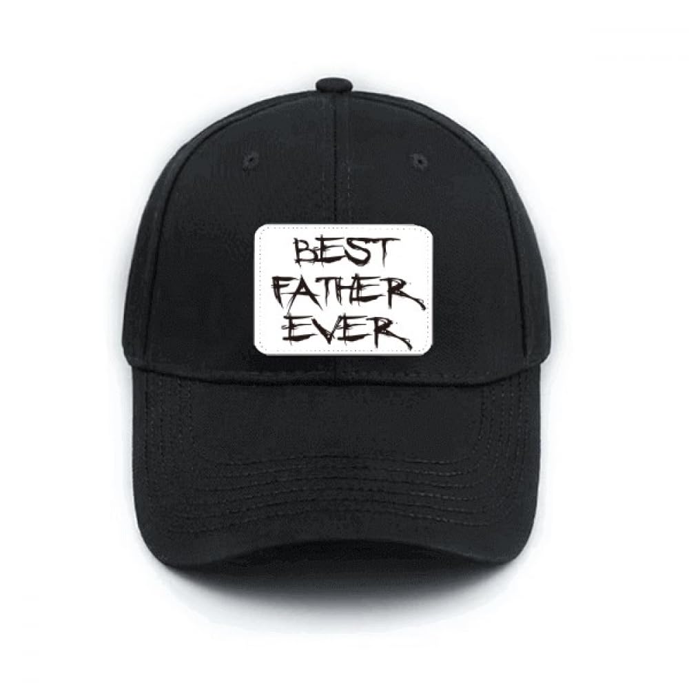 Casquette baseball noire ajustable pour les sorties du week-end