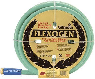 10 Pack Gilmour 834751-1001 3/4" x 75' Flexogen 8-Ply Garden Water Hose (10-34075)