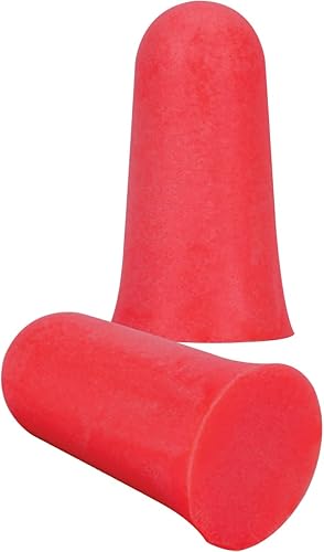 PIP Mega Flare Plus - Tapones desechables de espuma de poliuretano suave, sin cable, NRR 33 (paquete de 50 pares)