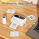 Phomemo M421 4x6 Etikettendrucker, Upgrade Thermo Label Printer mit 1 4x6 Rollenpapier für Barcode Versandetiketten, Unterstützt 40mm-106mm Druckbreite für Kleine Unternehmen, Büro, Zuhause