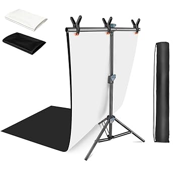 Amazon | Hemmotop 背景布 スタンド キット 小型 卓上 68x75cm