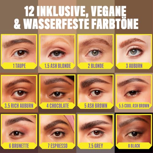 NYX Professional Makeup Micro Brow Pencil wasserfest, 01 Taupe – Ansicht 6