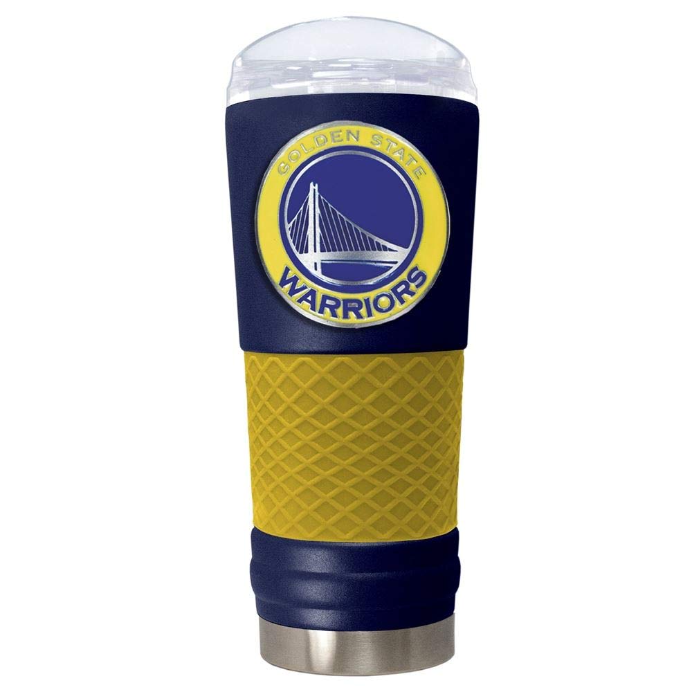 Great American Products NBA Golden State Warriors Powder-Coat Draft Tumbler 24oz Navy