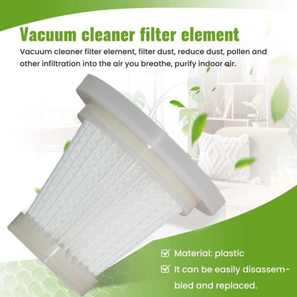 Bloepum 10PCS HEPA Folded Filter Model LY002XL Replacement Parts for Handheld Vacuum Cleaners Enhanced Filtration