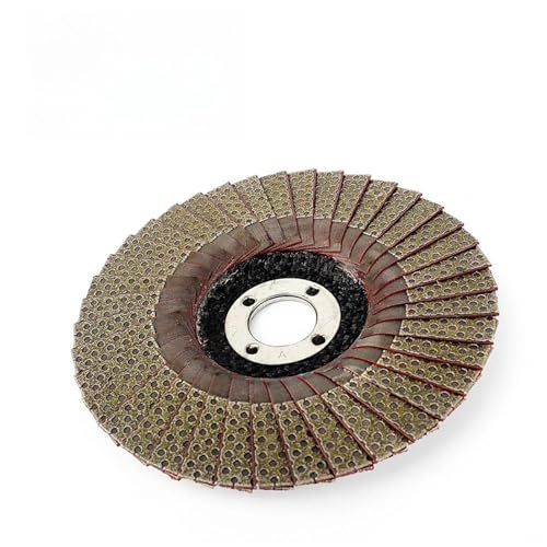 woleyuu Disco de Aleta for muela de Pulido de Diamante, Amoladora Angular de 100mm, 1 Pieza, Disco de Lijado, Herramienta abrasiva de plástico y Metal for Piedra(400)