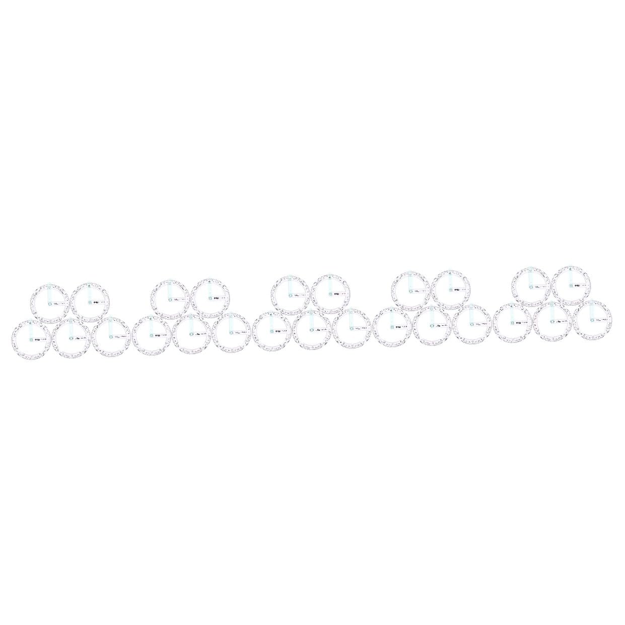 NUOBESTY 25pezzi Goniometro Righello Geometrico Per Studenti e Insegnanti Strumento e