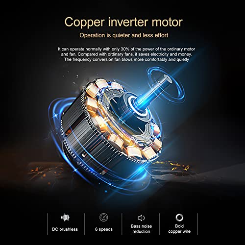 Ventilateur de plafond avec lampe LED réglable et télécommande