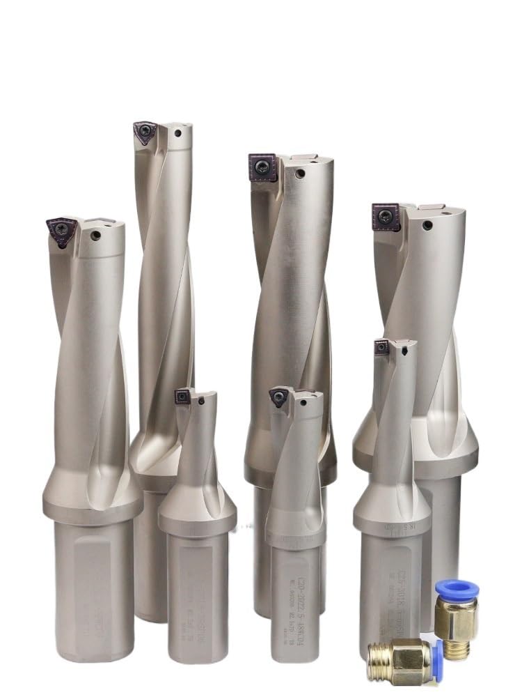 punta da trapano SP Series C20 C25 C32 C40 Punte per trapano Inserti per trapano Punte per metallo 13mm-50mm Profondità indicizzabili Trapano a U Macchine Torni CNC Acqua ( Size : C20-D14-SP05 , Color