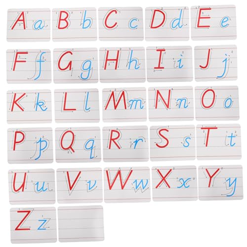 Vaguelly 1 Juego Letras Mayúsculas y Minúsculas Magnéticas para Refrigerador Imanes Educativos para Aprendizaje Preescolar Incluye Bolsa de Almacenamiento y Lápiz Letras Interactivas para