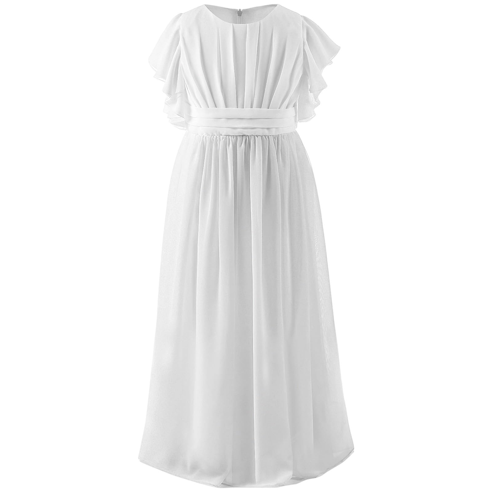Generisch Vestido de gasa para niña, vestido de fiesta de verano, suave, fluido, vestido de noche formal