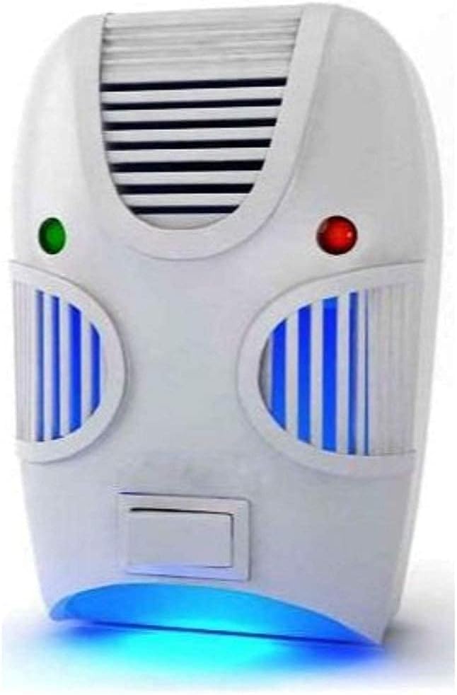 Kalitus Electric Pest Repelling Aid Magnetic Ultrasonic Indoor Rat Sensor | 5.8 x 2.9 x 9.8 cm | White