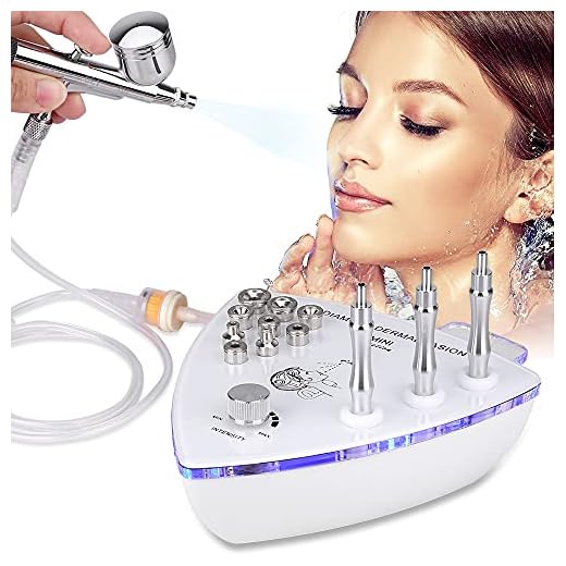 Diamond Microdermabrasion Dermabrasion Machine, TopDirect Facial Skin Care Beauty Device with Spray Gun Home Use Equipment (Strong Suction Power: 0-68cmHg)