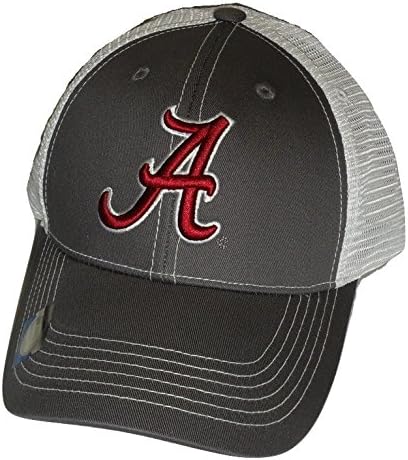 National CapAlabama Crimson Tide Adjustable Gray Cap Mesh Back Hat