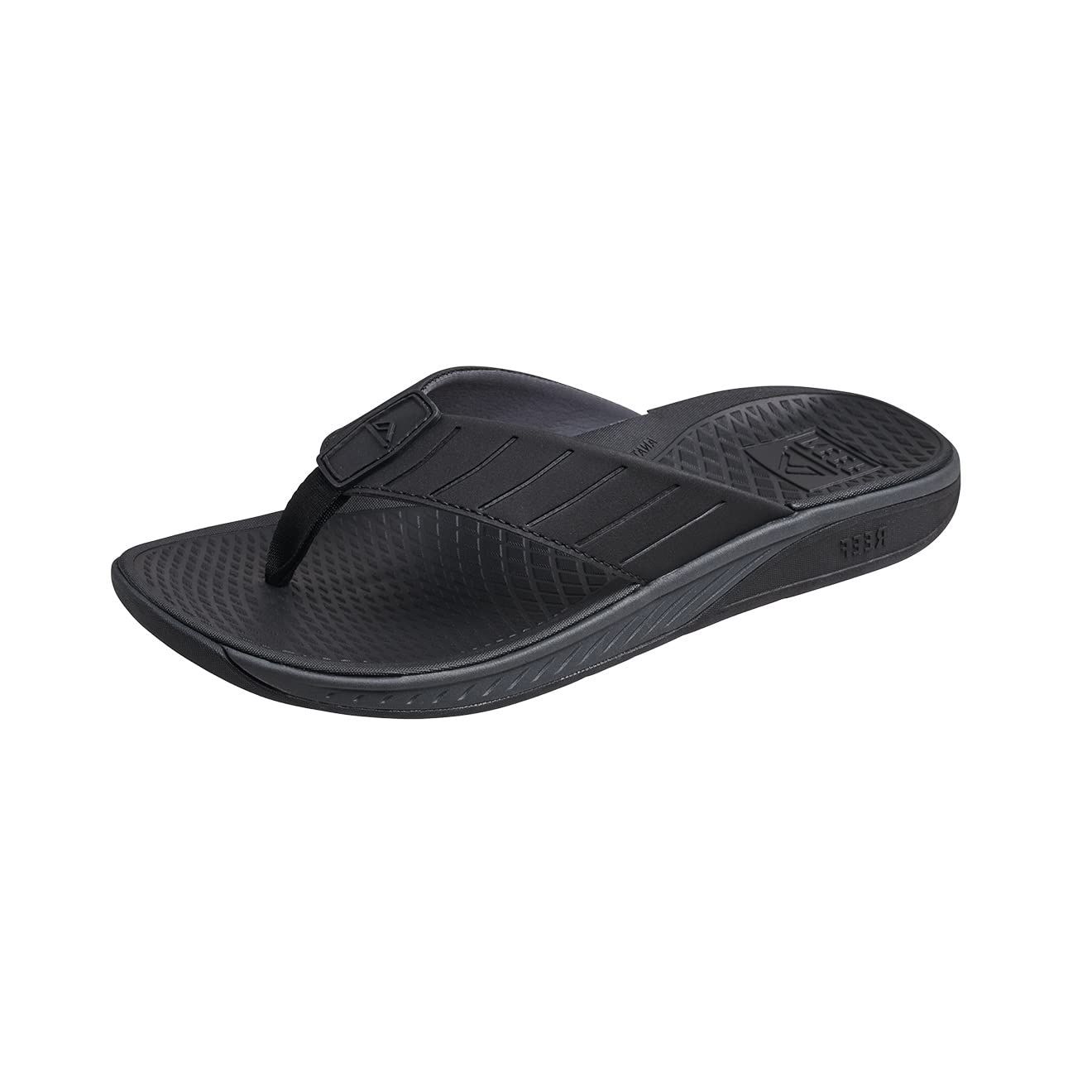 REEF Deckhand Men's Water Friendly Flip Flop, Boat Friendly, No Slip Traction, Quick Dry