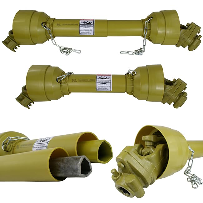 ML Gelenkwelle 130-185 cm Zapfwelle 100 PS Scherbolzen 1450 NM Traktor 1 3/8´´ 6 Zähne