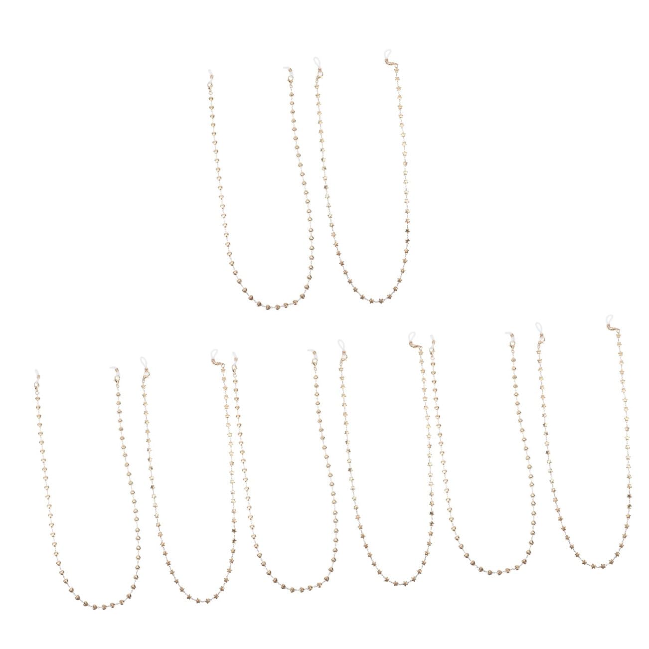 minkissy Brillen Kette Mit Rutsch Sonnenbrillen Halter Dekorative Legierungskette Für Outdoor Aktivitäten Und Sport