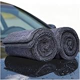 LBLVBNEWD 2-Pack 1200GSM Microfiber Car Drying Towels, Extra Large Twisted-Loop Absorbent Drying Towel for Cars and Trucks, Without Streaks, Scratches, or Water Spots (35