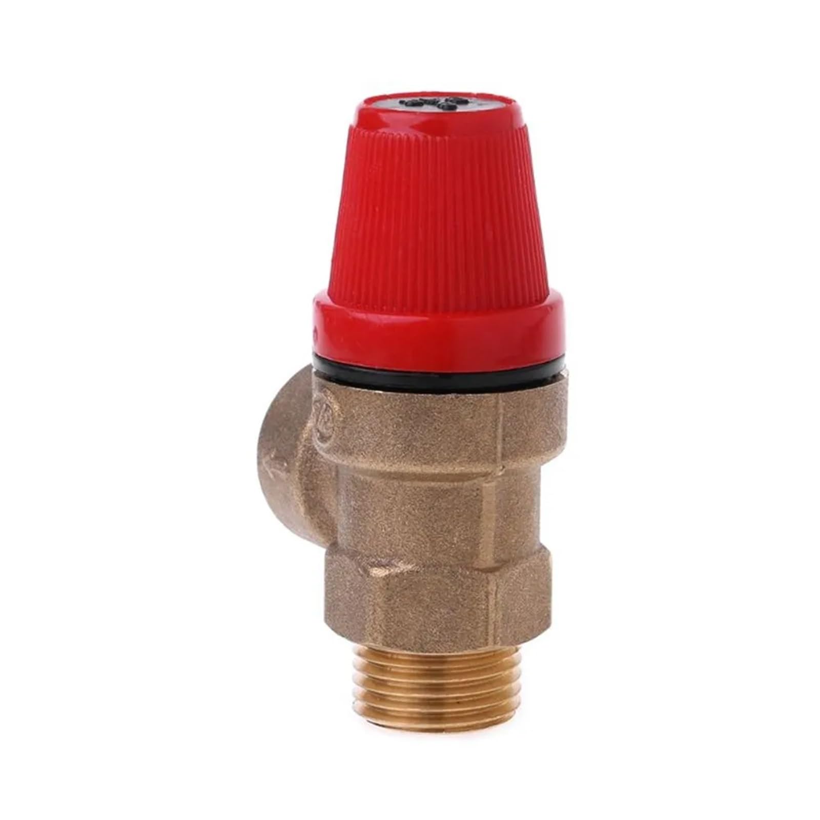 1Pc 1/2 "BSPBrass Valvola di Sicurezza Scarico Interruttore di Scarico for Scaldabagno Solare Filo Interno ed Esterno(Color:G_4 BAR)