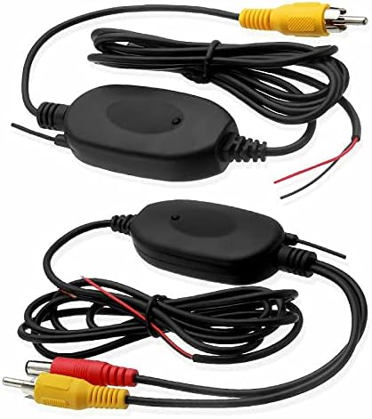 Multibao 2.4Ghz Wireless RCA Video Transmitter Receiver Parking Kit for Car DVD Car Monitor to Connect the Car Rear View Camera Reverse Backup
