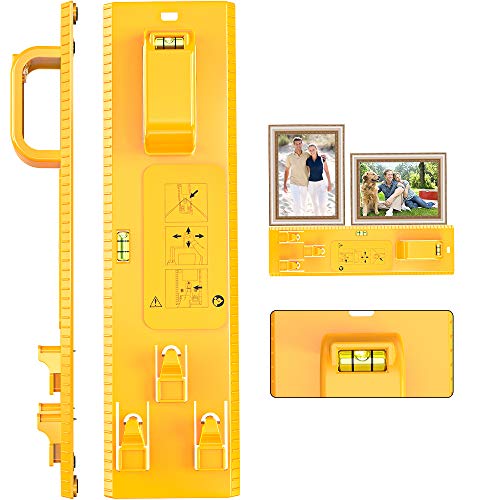 Picture Hanging Kit, Picture Hanging Tool with Level and Position Nail, Easy Frame