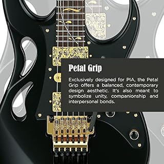 Ibanez Steve Vai PIA3761-XB Onyx Black – Guitare Électrique Personnalisée - Les Beatles, Paul McCartney, John Lennon, RIngo Starr, George Harrison Ibanez Steve Vai PIA3761-XB Onyx Black - Guitare Électrique Personnalisée – Image 4